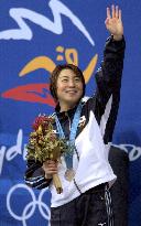 Nakamura wins silver in Olympic women's 100-meter backstroke